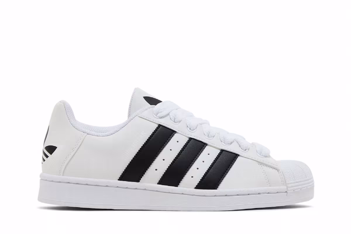 adidas Superstar Reflective White Black, view 2