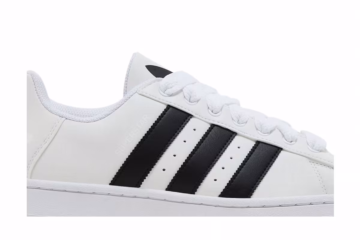 adidas Superstar Reflective White Black, view 3