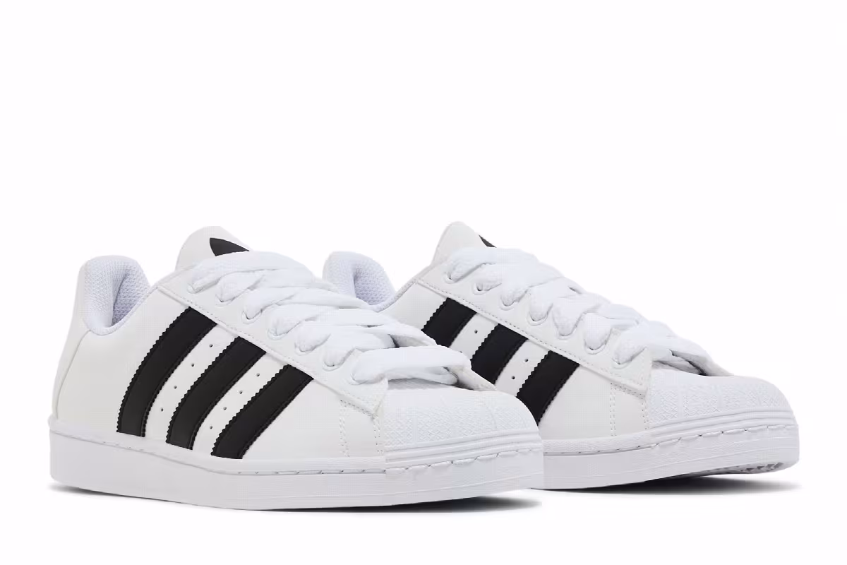 adidas Superstar Reflective White Black, view 9