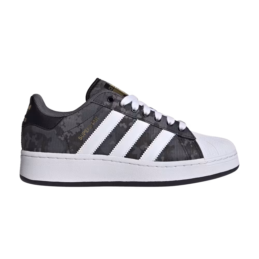 adidas Superstar XLG Black Grey Camo