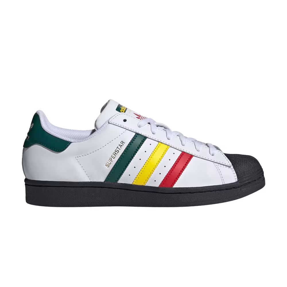 adidas Superstar Rasta - White