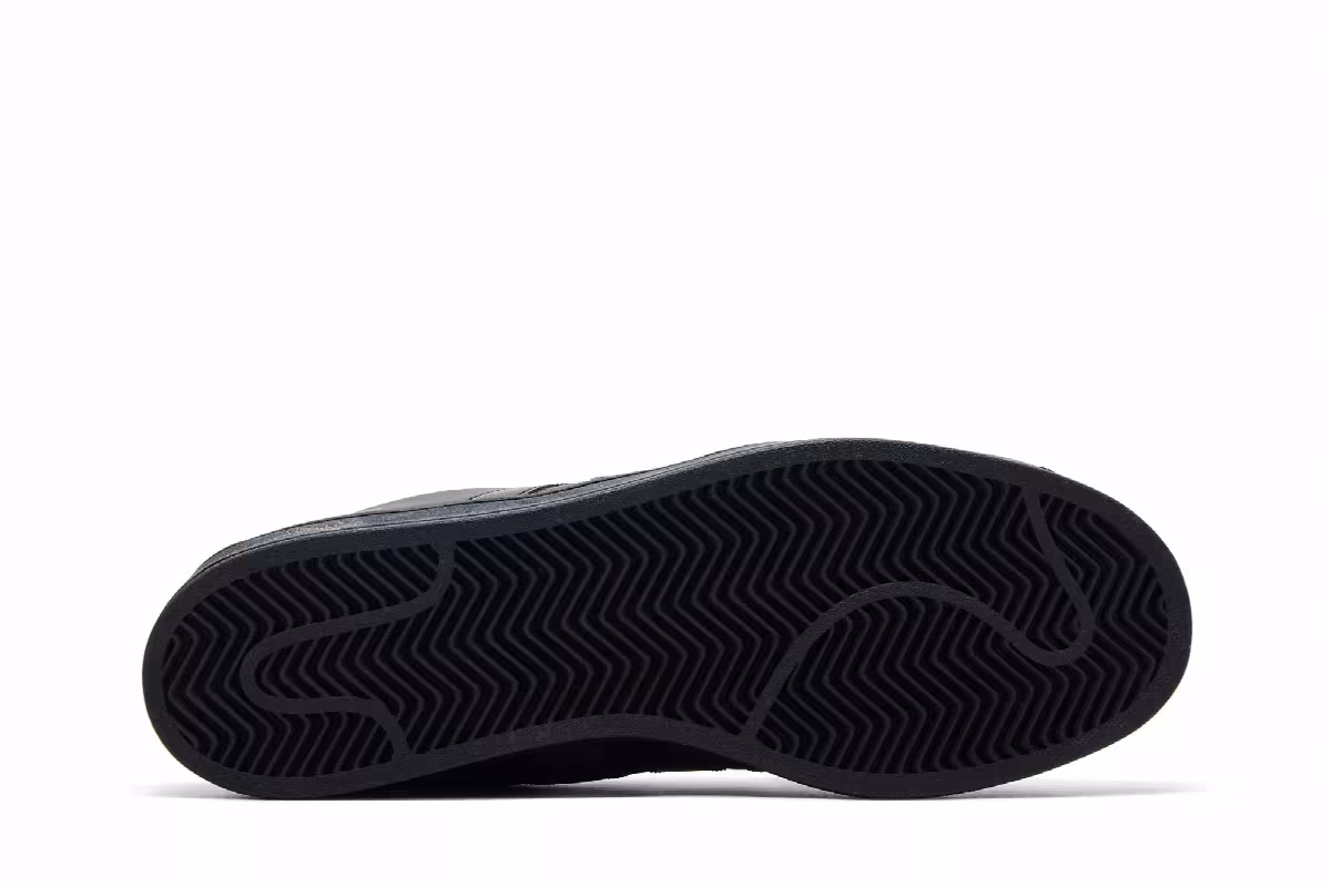 adidas Superstar Triple Black Reflective, view 5