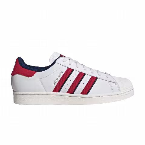 Adidas Superstar 'White Team Victory Red Indigo'