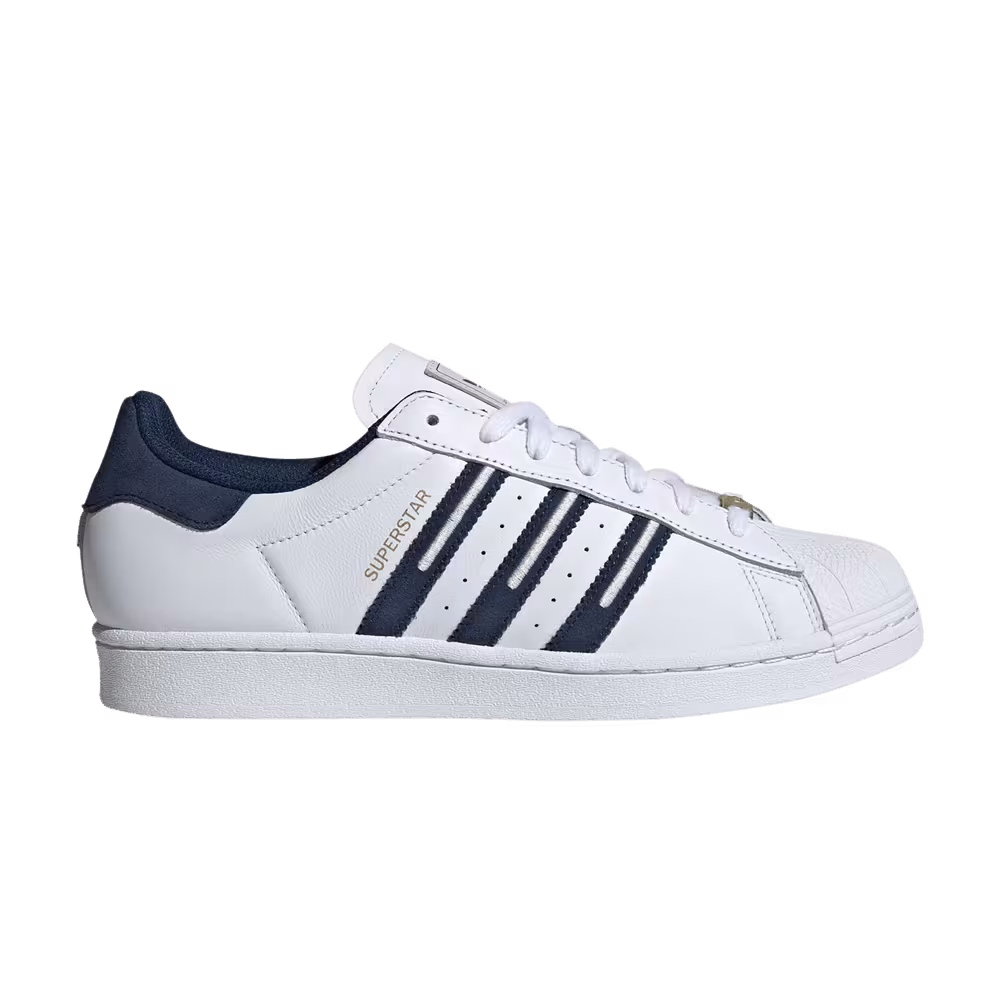 adidas Superstar Embroidered Indigo Stripes