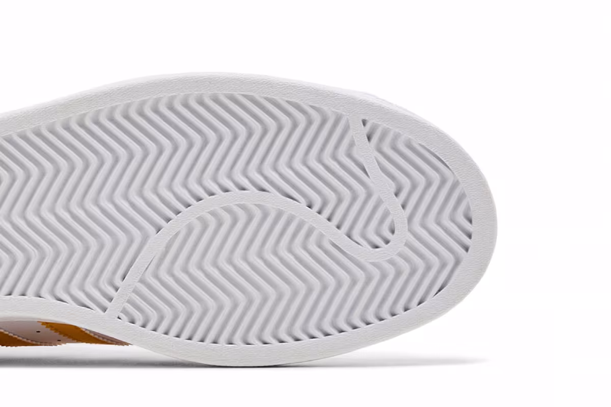 adidas Superstar White Crew Yellow, view 6