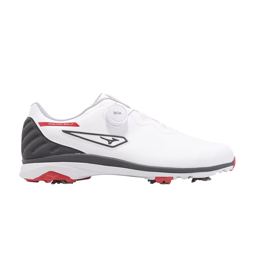 Mizuno Nexlite Ultrawide BOA 5E Extra Wide White Black Red