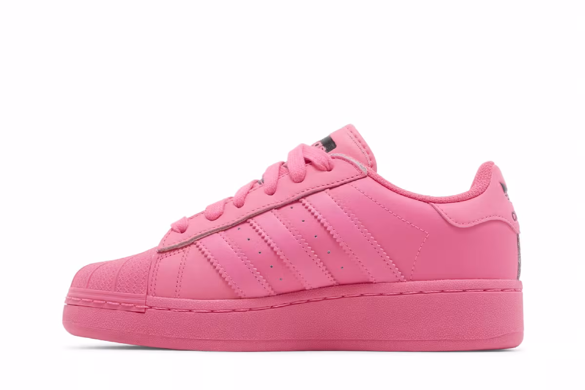 adidas Women's Superstar XLG Lucid Pink, view 4