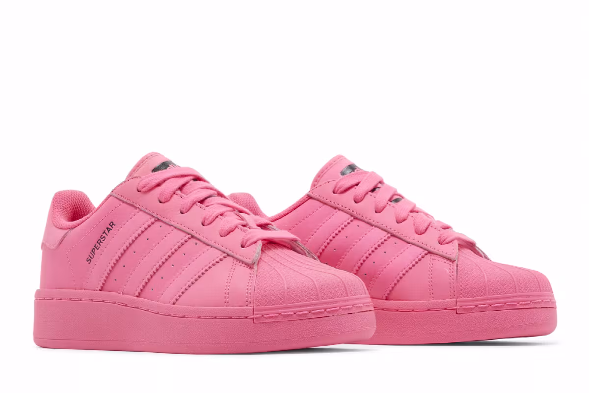 adidas Women's Superstar XLG Lucid Pink, view 9