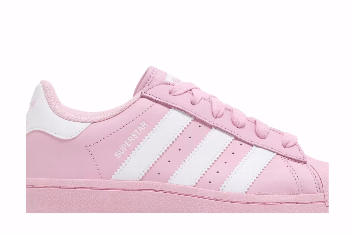 adidas Women's Superstar XLG True Pink, view 3