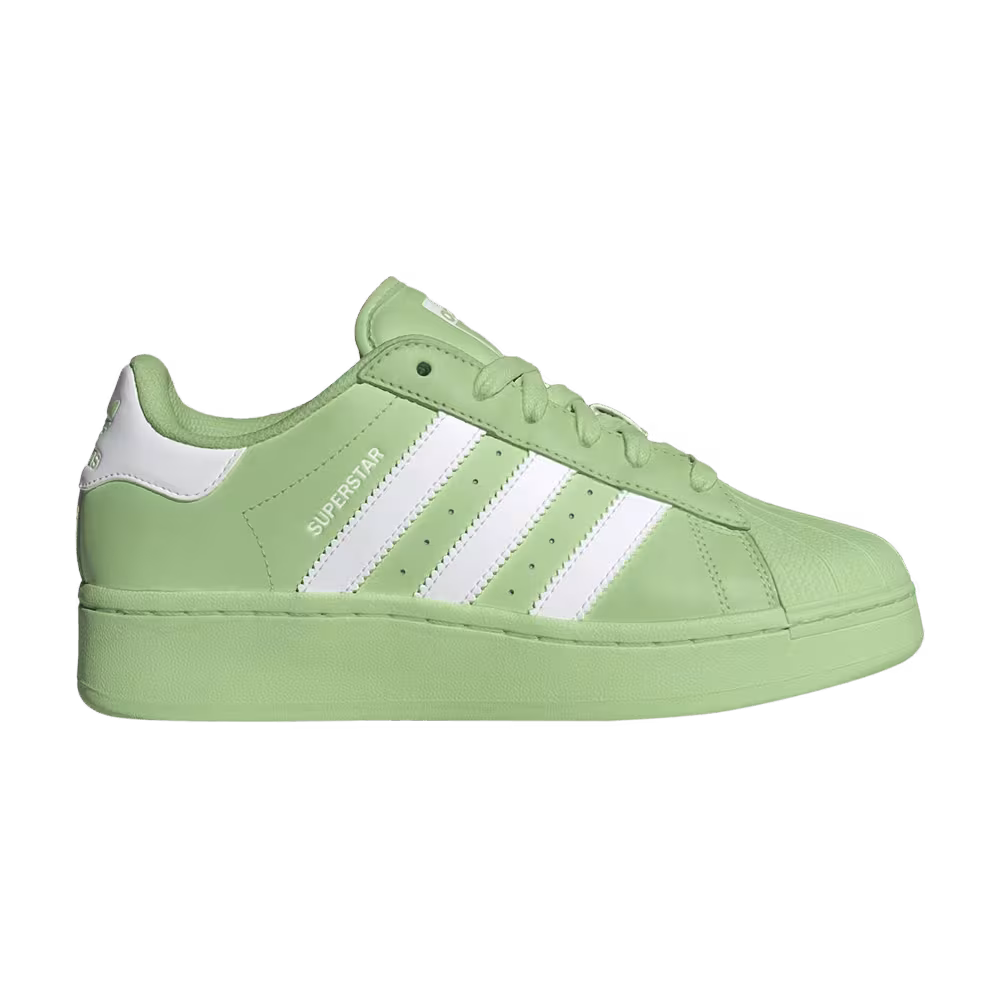 adidas Women's Superstar XLG Semi Green Spark