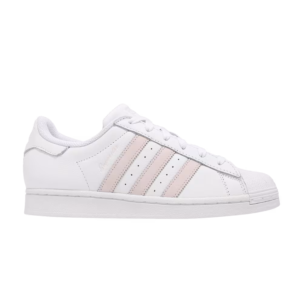 Adidas Women's Superstar White Putty Mauve