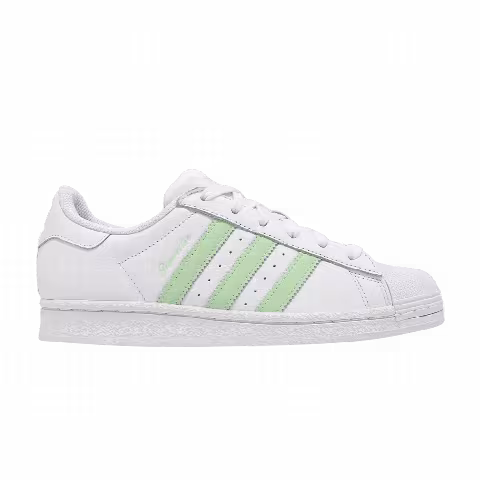 Adidas Wmns Superstar 'White Semi Green Spark'