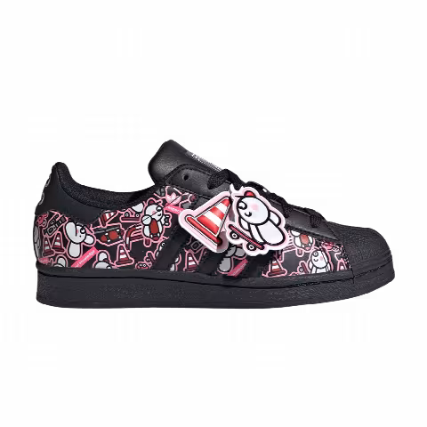 James Jarvis x adidas Originals Superstar Big Kid 'Abstract Trefoil'