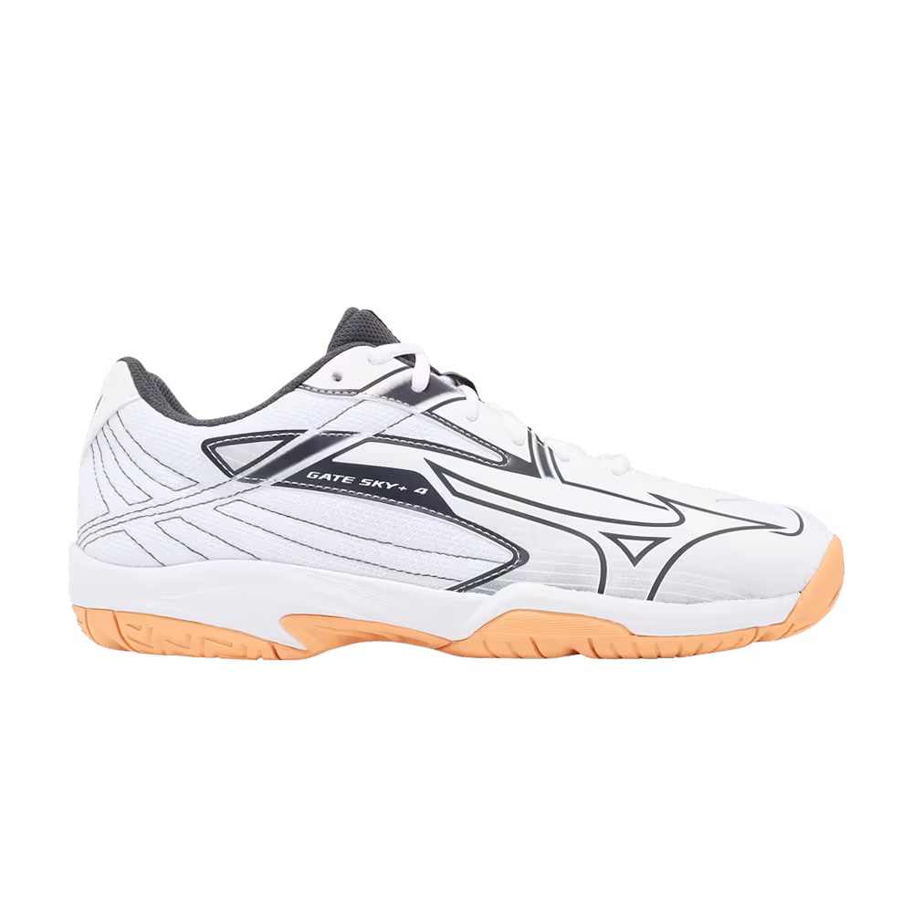 Mizuno Gate Sky Plus 4 Wide White Black Oyster