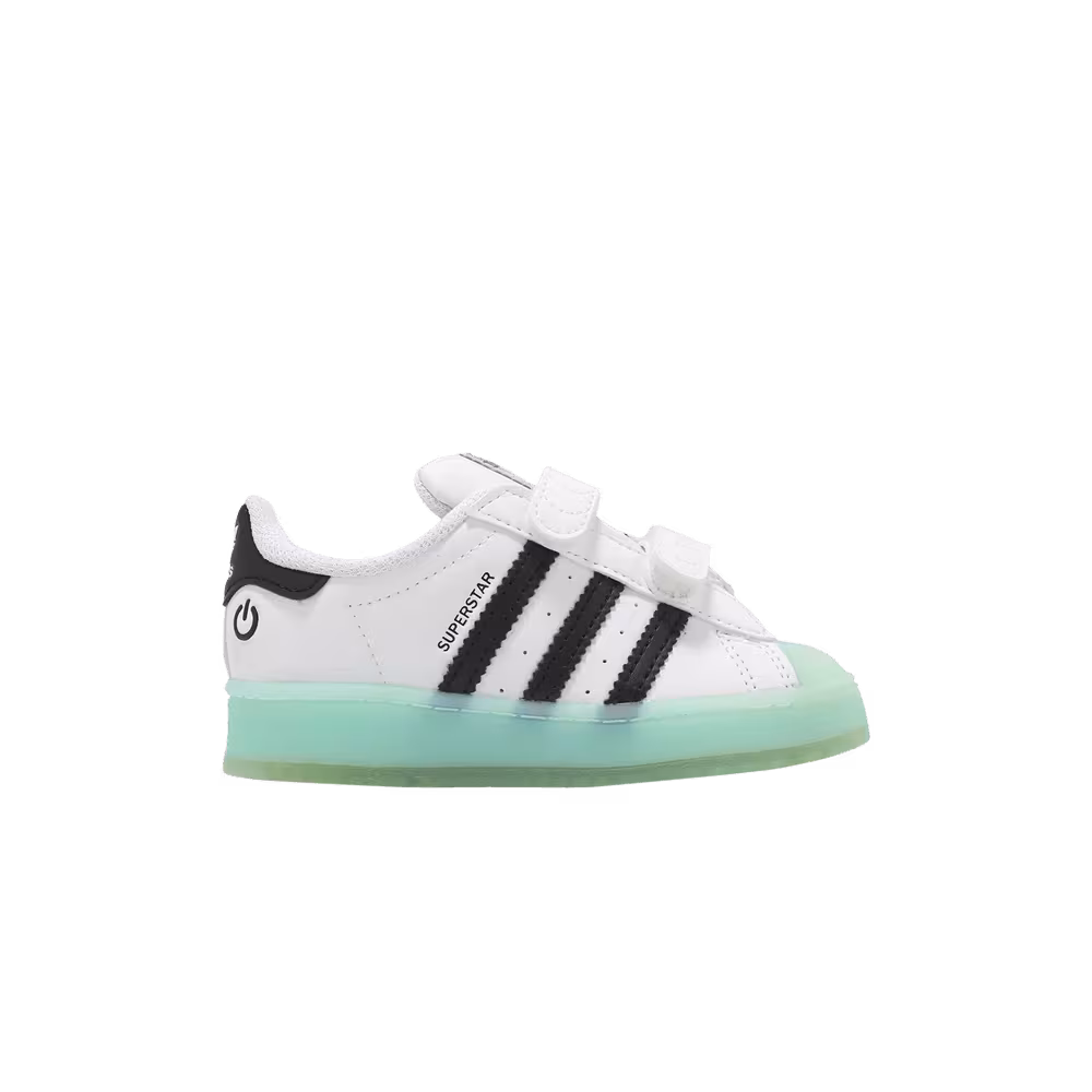 adidas Superstar CF I LED Lights - White Semi Flash Aqua