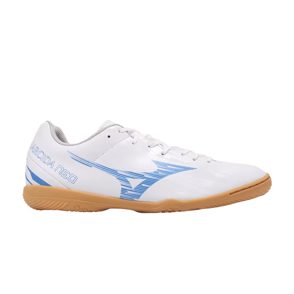 Mizuno Monarcida Neo Sala Club Wide White Laser Blue