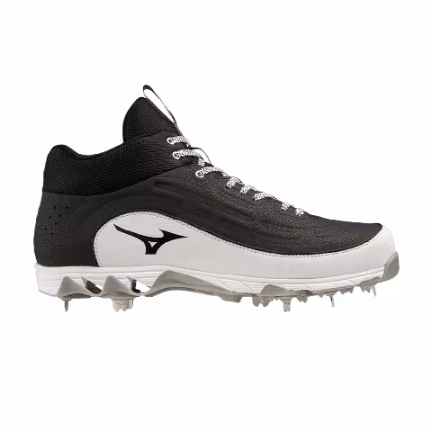 Mizuno 9-Spike Ambition 3 Mid 'Black White'