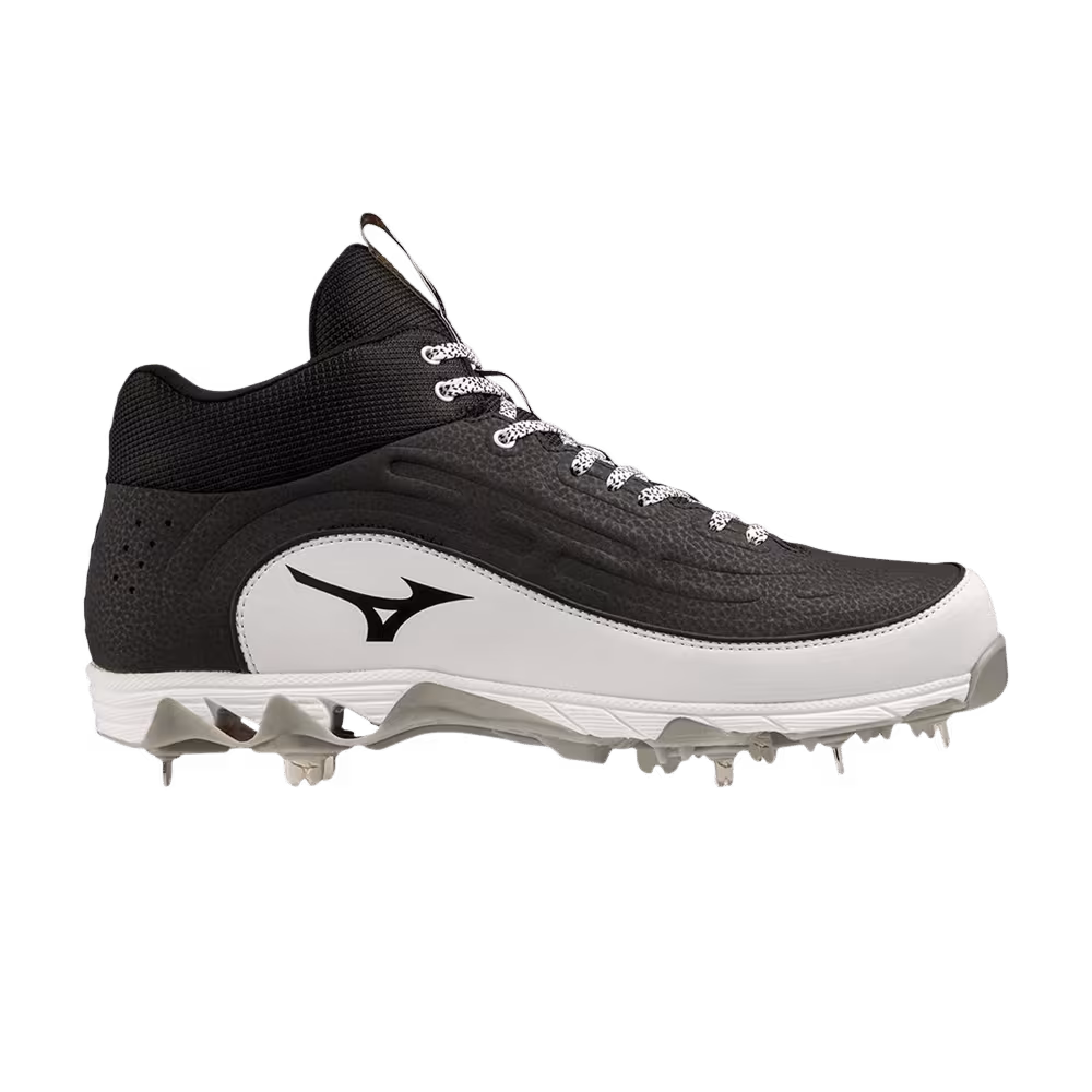 Mizuno 9-Spike Ambition 3 Mid Black White