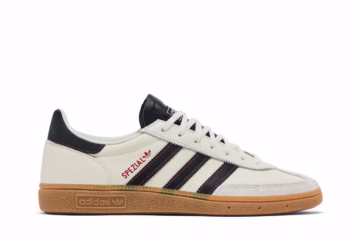 adidas Handball Spezial Off White Black Gum, view 2