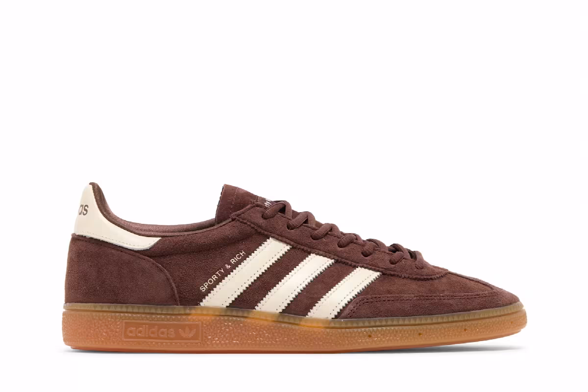 Sporty & Rich x adidas Handball Spezial Auburn Gum, view 2