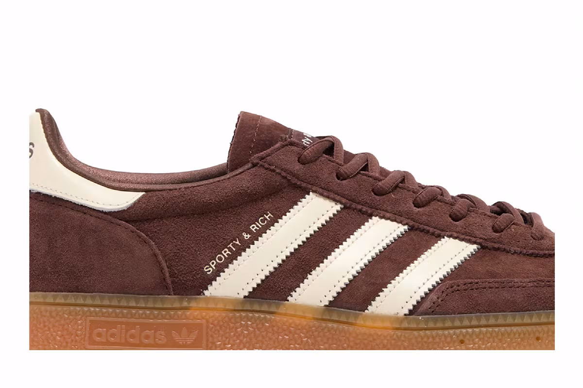 Sporty & Rich x adidas Handball Spezial Auburn Gum, view 3