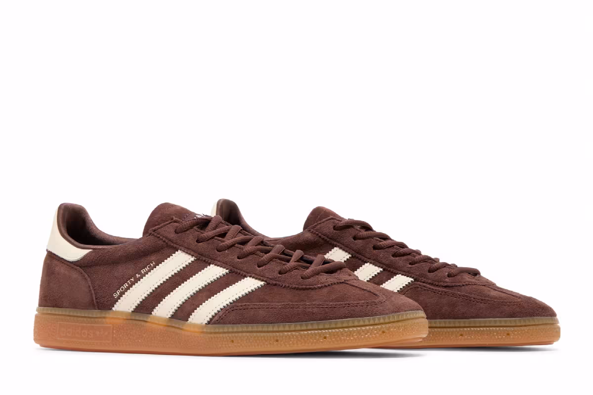 Sporty & Rich x adidas Handball Spezial Auburn Gum, view 9