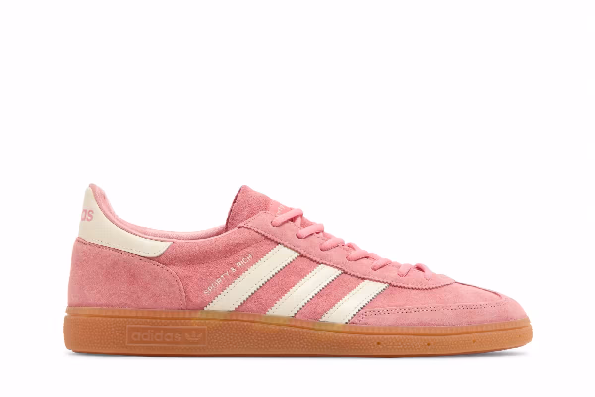 Sporty & Rich x adidas Handball Spezial Pink Gum, view 2