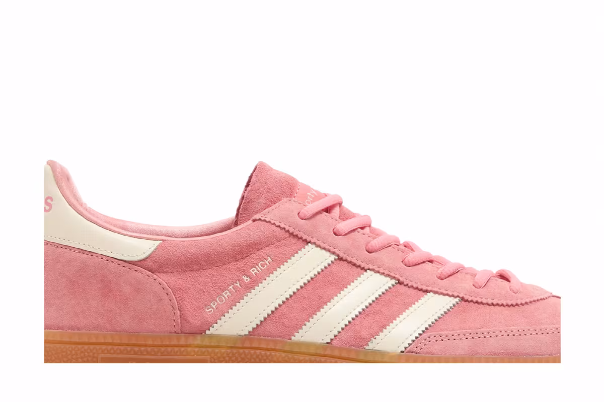 Sporty & Rich x adidas Handball Spezial Pink Gum, view 3
