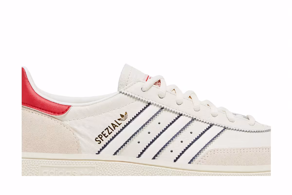 adidas Handball Spezial White Night Indigo Scarlet, view 3