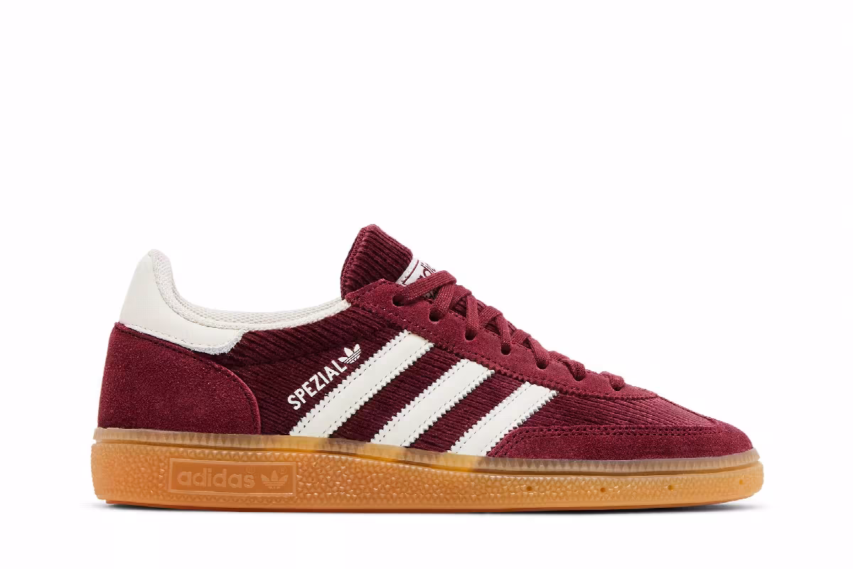 adidas Women's Handball Spezial Corduroy Pack - Shadow Red, view 2