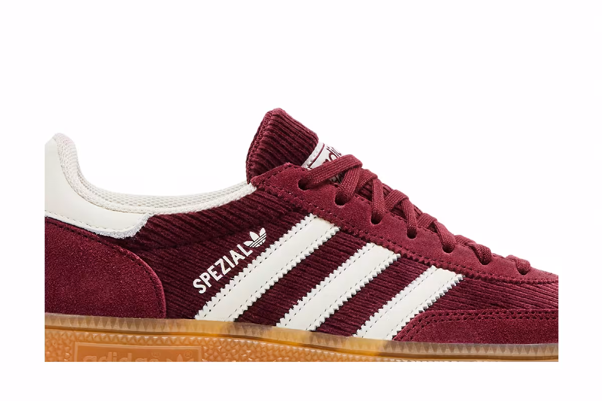 adidas Women's Handball Spezial Corduroy Pack - Shadow Red, view 3
