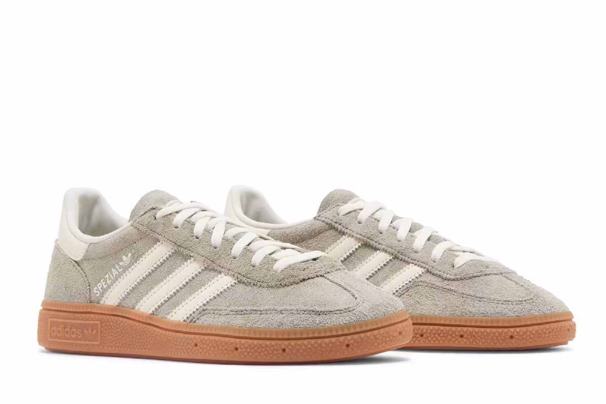 adidas Women's Handball Spezial Silver Pebble Gum, view 9