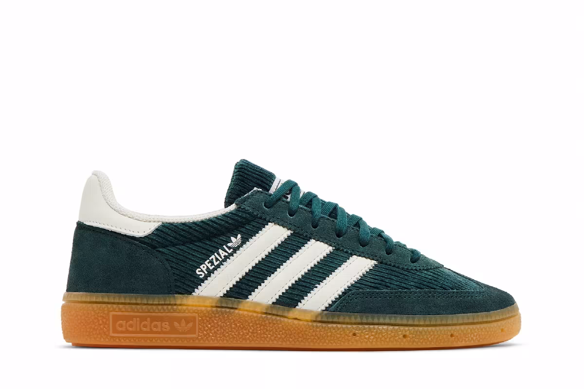 adidas Women's Handball Spezial Corduroy Pack - Mineral Green, view 2