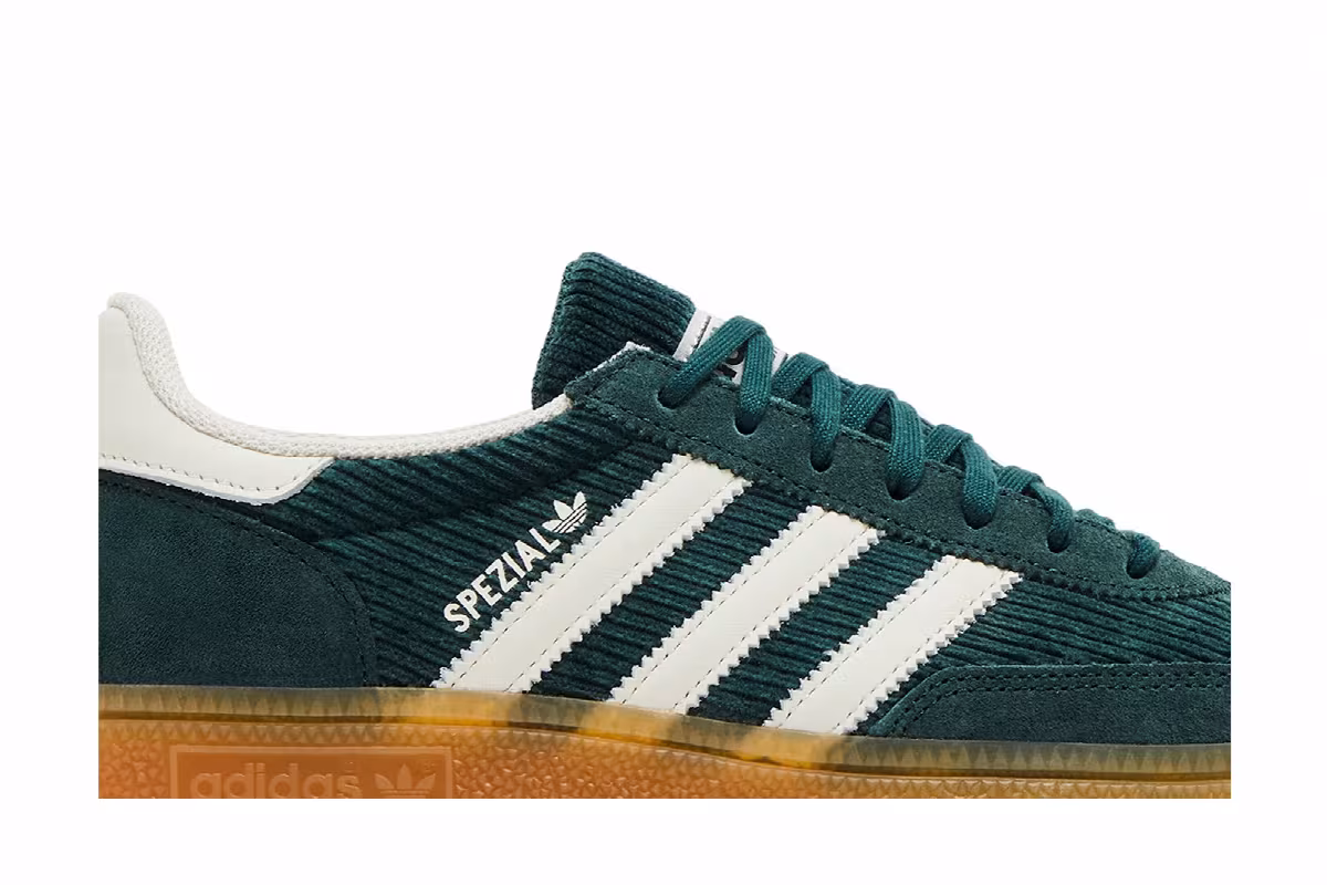 adidas Women's Handball Spezial Corduroy Pack - Mineral Green, view 3