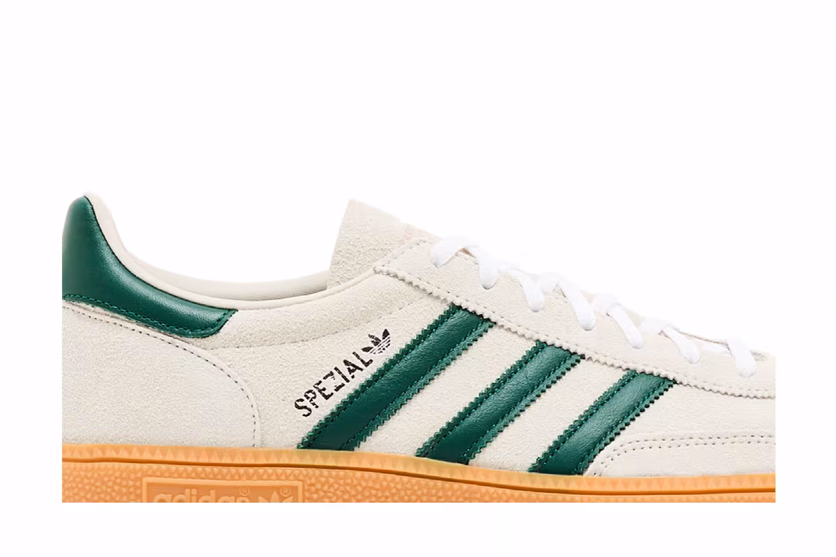 adidas Women's Handball Spezial Alumina Collegiate Green Gum, view 3