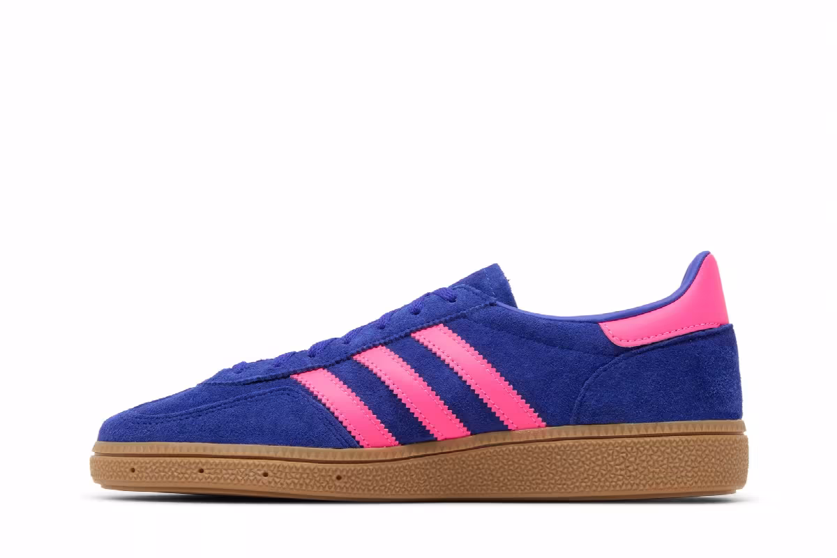 adidas Women's Handball Spezial Lucid Blue Pink, view 4