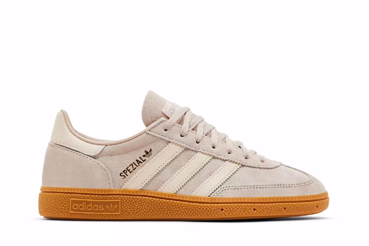 adidas Women's Handball Spezial Wonder Taupe Gum, view 2
