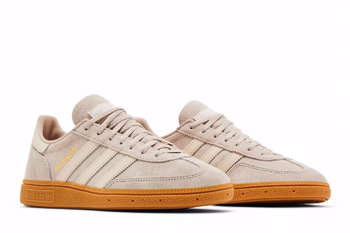 adidas Women's Handball Spezial Wonder Taupe Gum, view 9