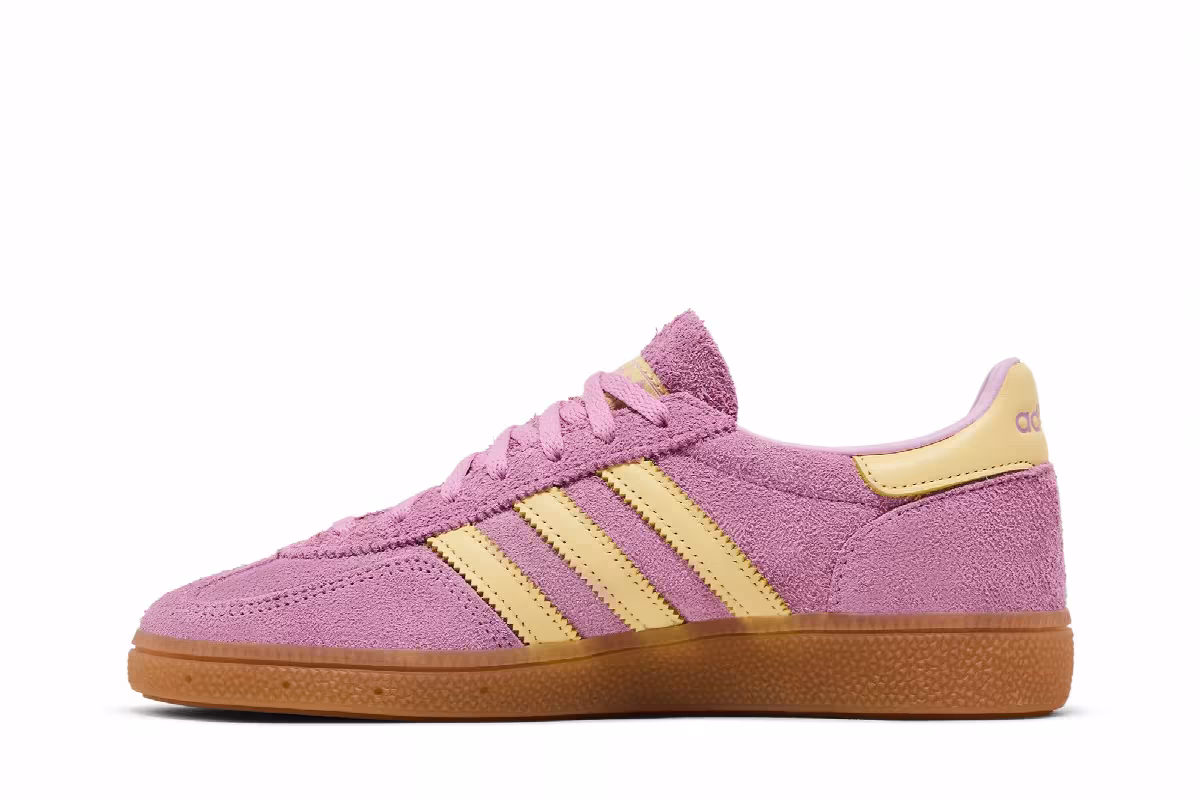 adidas Women's Handball Spezial Bliss Lilac Yellow, view 4