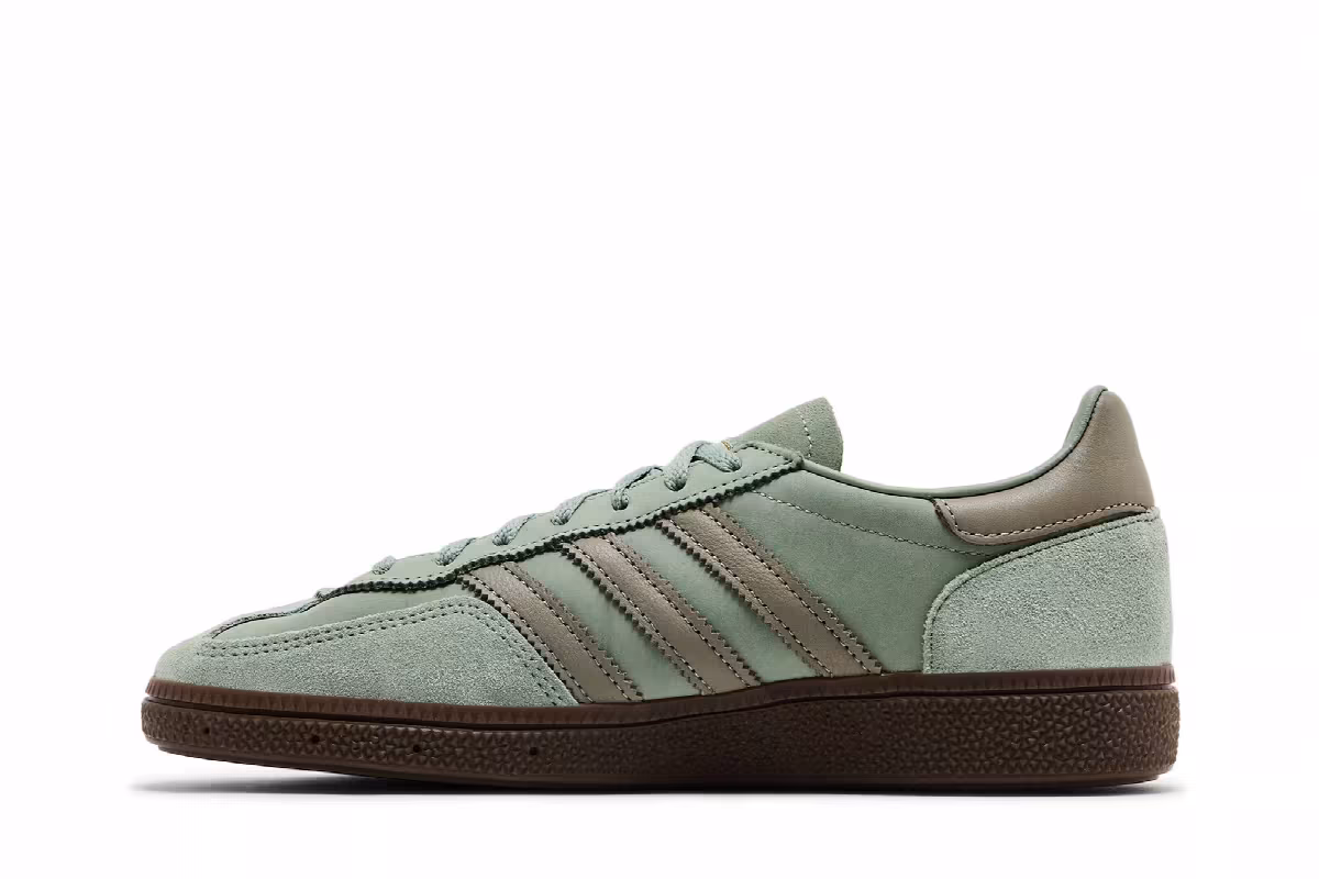 adidas Women's Handball Spezial Silver Green, view 4
