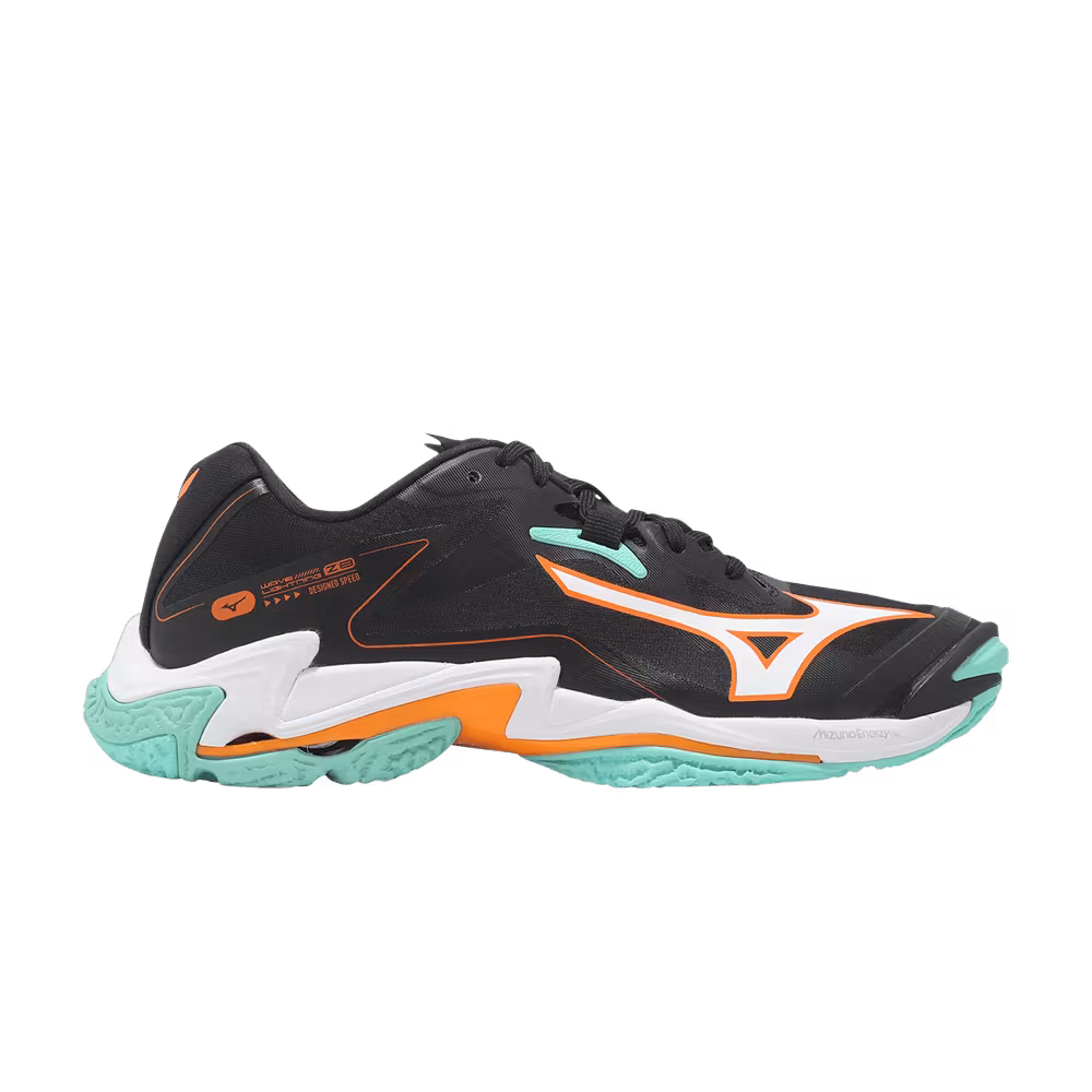 Mizuno Wave Lightning Z8 Black Tangelo Ice Green