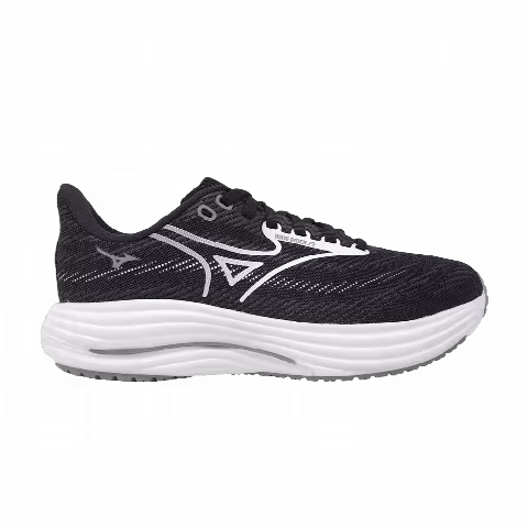 Mizuno Wmns Wave Rider 29 Super Wide 'Black White'