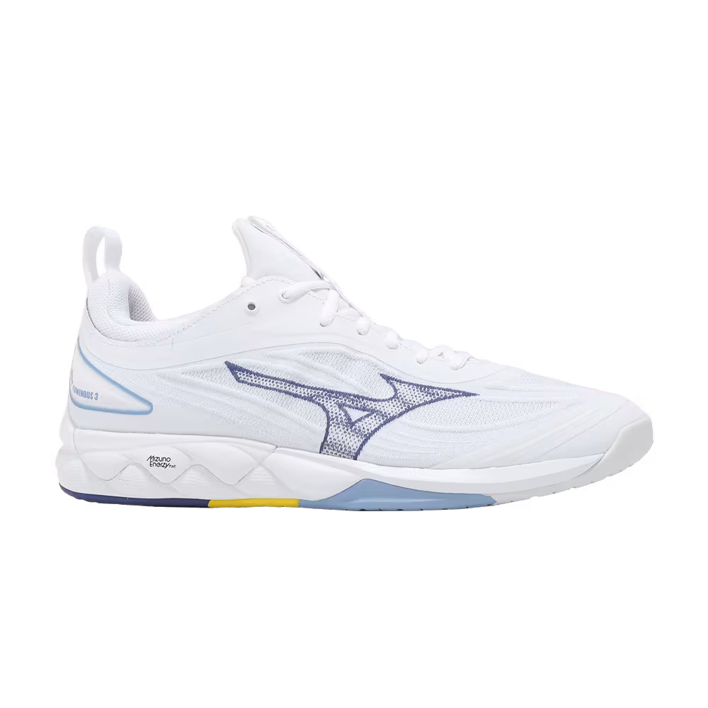 Mizuno Wave Luminous 3 White Bellwether Blue