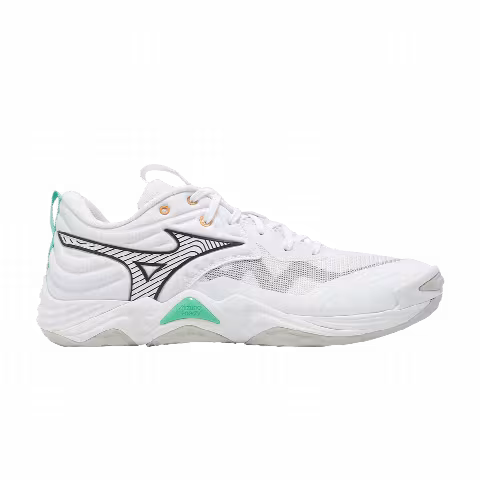 Mizuno Wave Momentum Elite 'White Black Frozen Emerald'