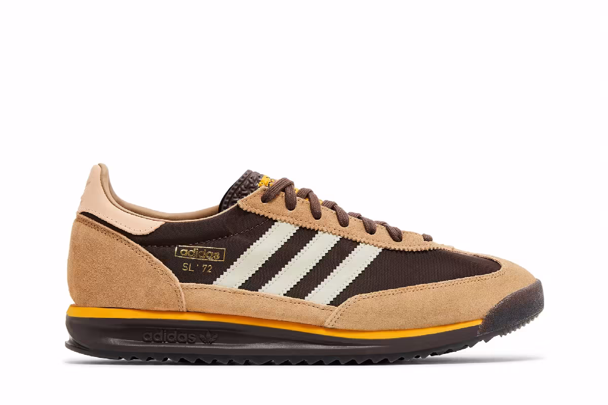 adidas SL72 RS Brown Preloved Yellow, view 2