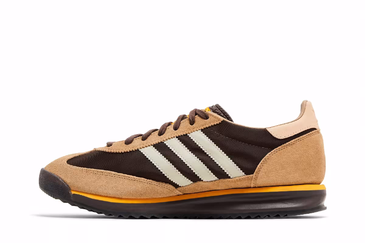 adidas SL72 RS Brown Preloved Yellow, view 4