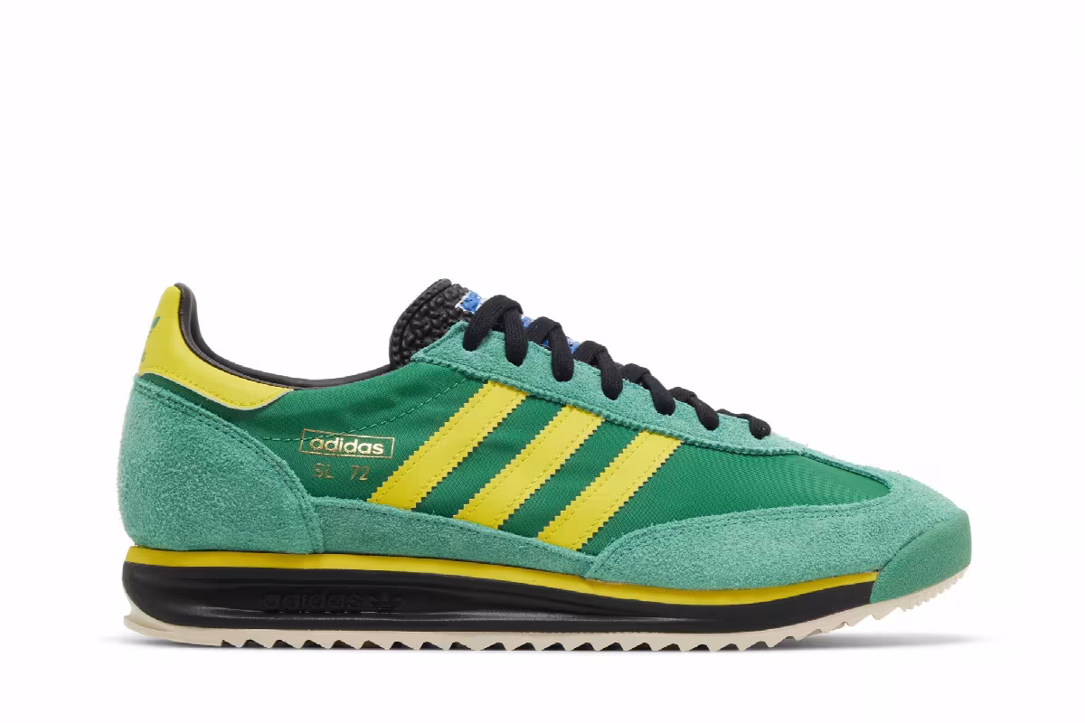 adidas SL72 RS Green Yellow, view 2
