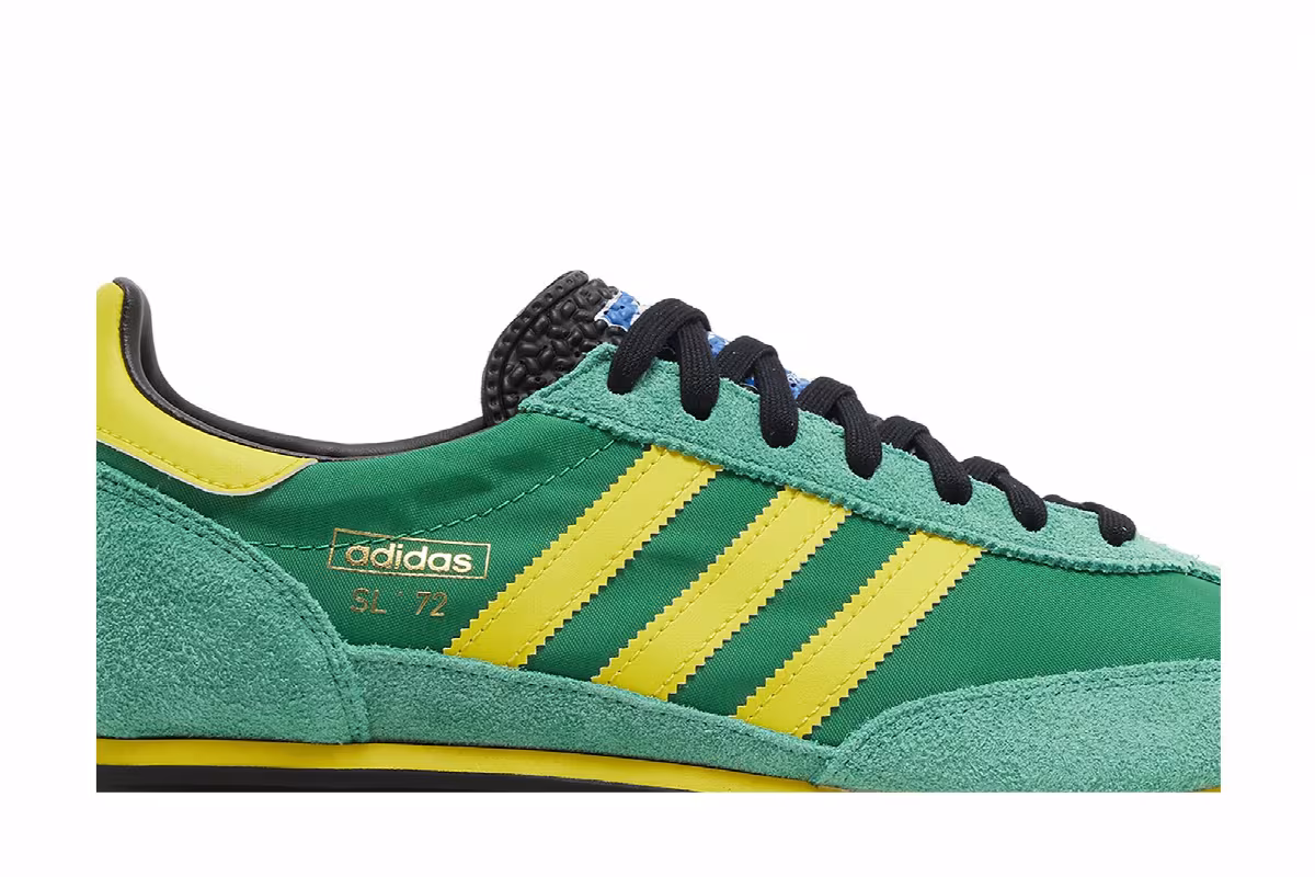 adidas SL72 RS Green Yellow, view 3