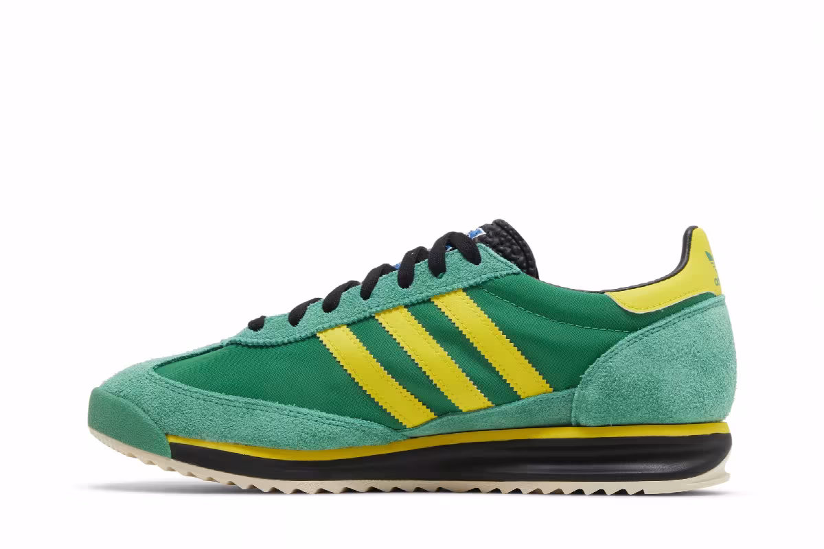 adidas SL72 RS Green Yellow, view 4