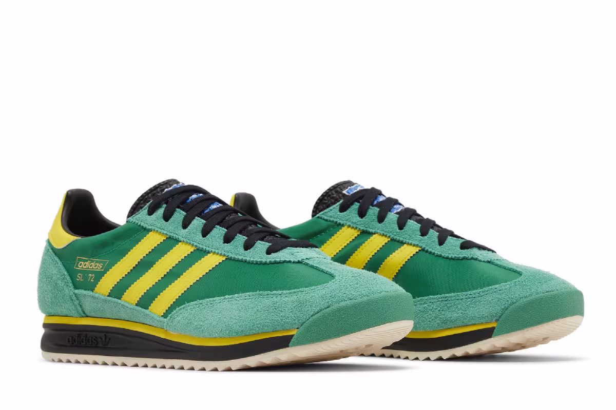 adidas SL72 RS Green Yellow, view 9